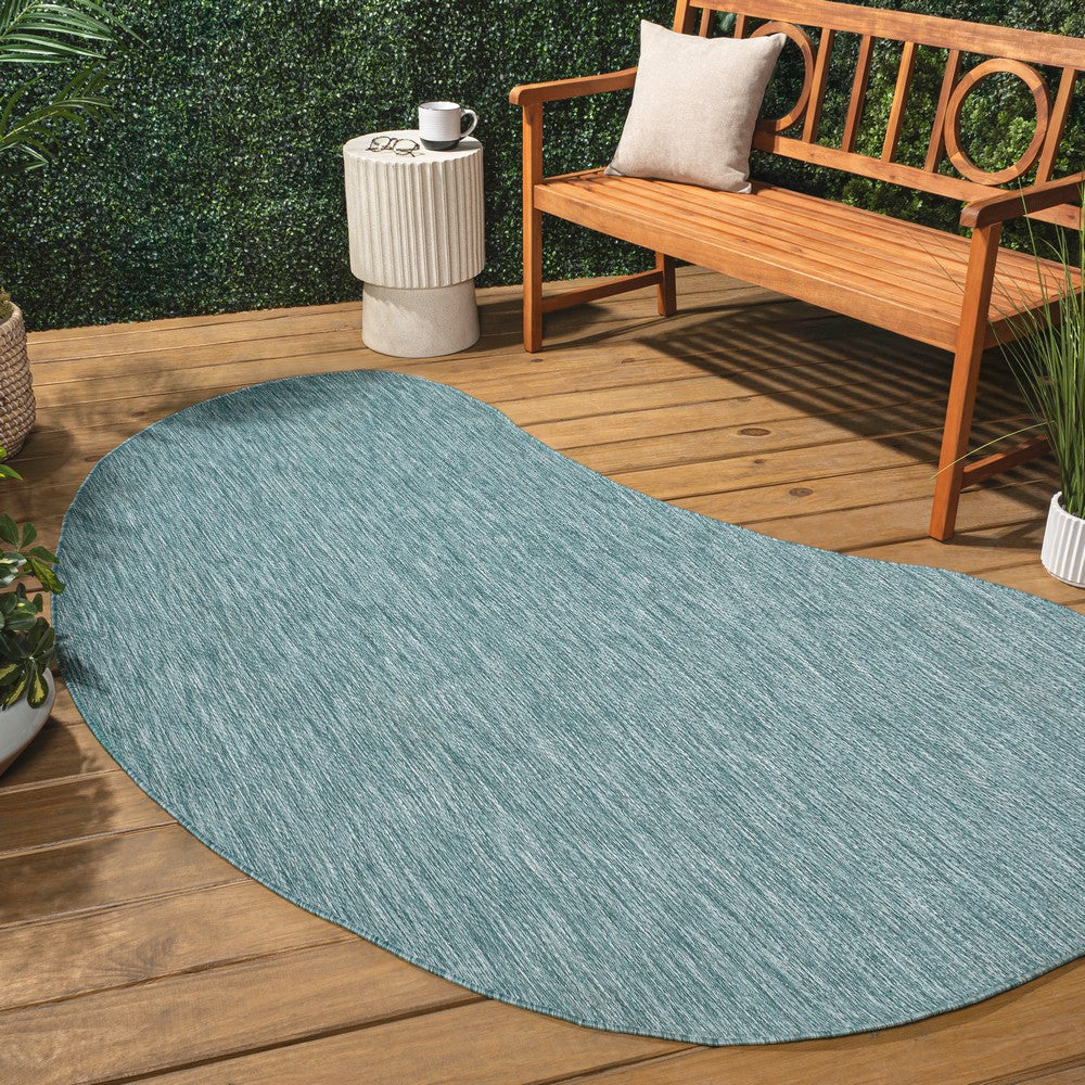 Dhiren Modern Rustic Organic Curve Indoor/Outdoor Area Rug