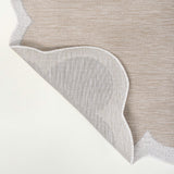 Raj Classic Cottage Two-tone Scalloped Indoor/Outdoor Area Rug