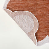 Raj Classic Cottage Two-tone Scalloped Indoor/Outdoor Area Rug