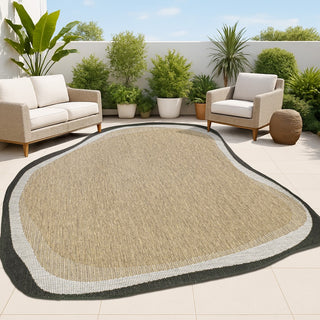 Aurora Modern Rustic Abstract Indoor/Outdoor Area Rug
