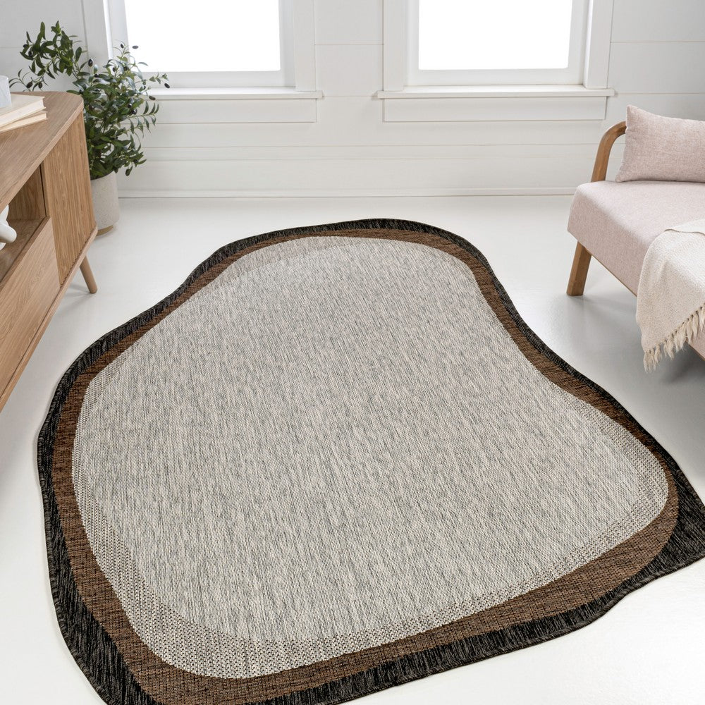 Aurora Modern Rustic Abstract Indoor/Outdoor Area Rug