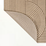 Fern Modern Geometric Arch Stripe Indoor/Outdoor Area Rug