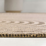 Fern Modern Geometric Arch Stripe Indoor/Outdoor Area Rug