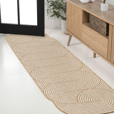 Fern Modern Geometric Arch Stripe Indoor/Outdoor Area Rug