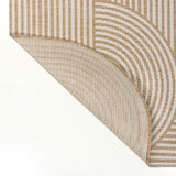 Fern Modern Geometric Arch Stripe Indoor/Outdoor Area Rug