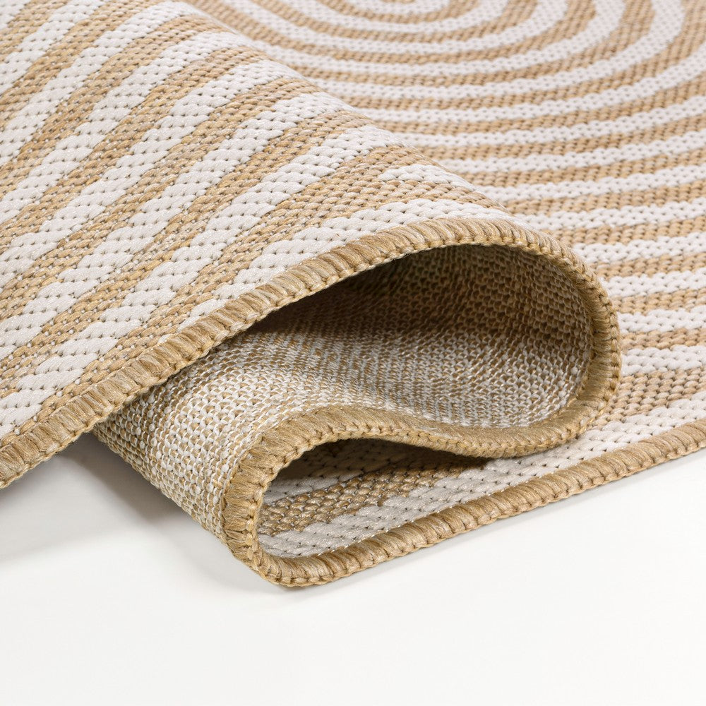 Fern Modern Geometric Arch Stripe Indoor/Outdoor Area Rug