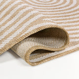 Fern Modern Geometric Arch Stripe Indoor/Outdoor Area Rug