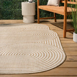Fern Modern Geometric Arch Stripe Indoor/Outdoor Area Rug