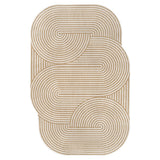 Fern Modern Geometric Arch Stripe Indoor/Outdoor Area Rug