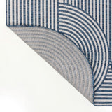 Fern Modern Geometric Arch Stripe Indoor/Outdoor Area Rug