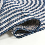Fern Modern Geometric Arch Stripe Indoor/Outdoor Area Rug