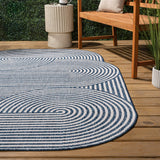 Fern Modern Geometric Arch Stripe Indoor/Outdoor Area Rug