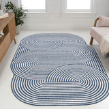 Fern Modern Geometric Arch Stripe Indoor/Outdoor Area Rug