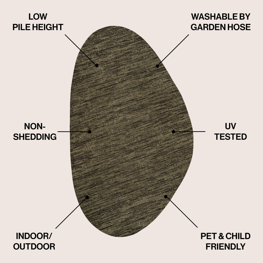 Ashoka Modern Rustic Abstract Indoor/Outdoor Area Rug