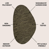 Ashoka Modern Rustic Abstract Indoor/Outdoor Area Rug