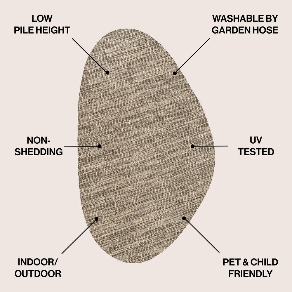 Ashoka Modern Rustic Abstract Indoor/Outdoor Area Rug