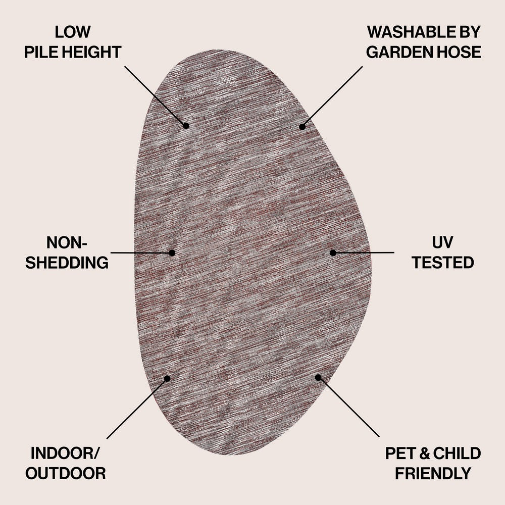 Ashoka Modern Rustic Abstract Indoor/Outdoor Area Rug
