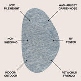 Ashoka Modern Rustic Abstract Indoor/Outdoor Area Rug