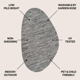 Ashoka Modern Rustic Abstract Indoor/Outdoor Area Rug
