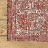 Hart Bohemian Textured Weave Floral Indoor/outdoor Square Rug