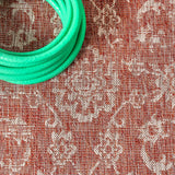 Hart Bohemian Textured Weave Floral Indoor/outdoor Round Rug