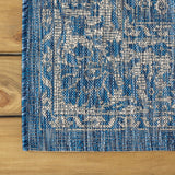 Hart Bohemian Textured Weave Floral Indoor/outdoor Square Rug