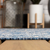 Hart Bohemian Textured Weave Floral Indoor/outdoor Round Rug