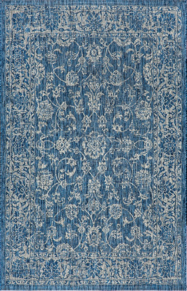 Hart Bohemian Textured Weave Floral Indoor/outdoor Area Rug