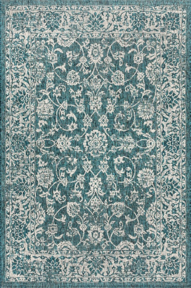 Hart Bohemian Textured Weave Floral Indoor/outdoor Area Rug