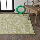 Hart Bohemian Textured Weave Floral Indoor/outdoor Area Rug