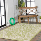 Hart Bohemian Textured Weave Floral Indoor/outdoor Area Rug