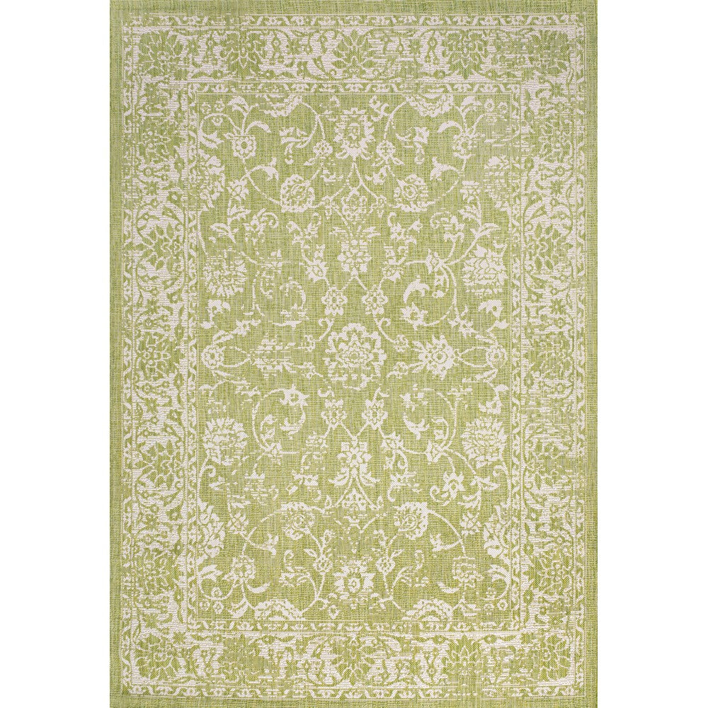 Hart Bohemian Textured Weave Floral Indoor/outdoor Area Rug