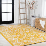 Hart Bohemian Textured Weave Floral Indoor/outdoor Area Rug