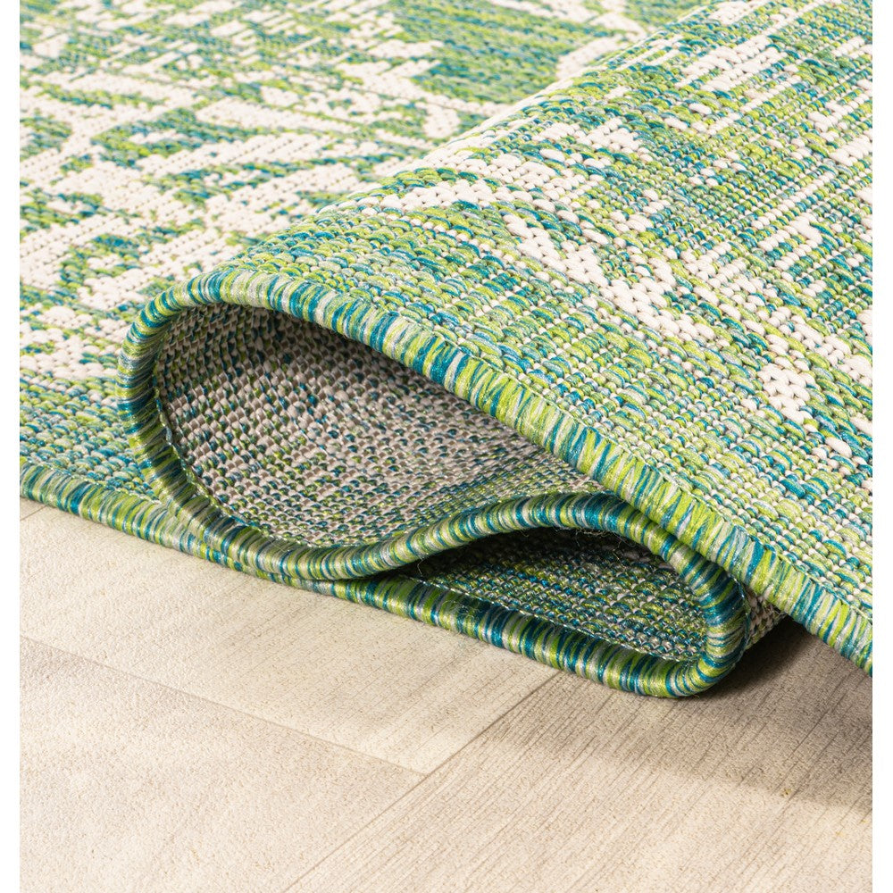 Hart Bohemian Textured Weave Floral Indoor/outdoor Area Rug