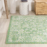 Hart Bohemian Textured Weave Floral Indoor/outdoor Area Rug