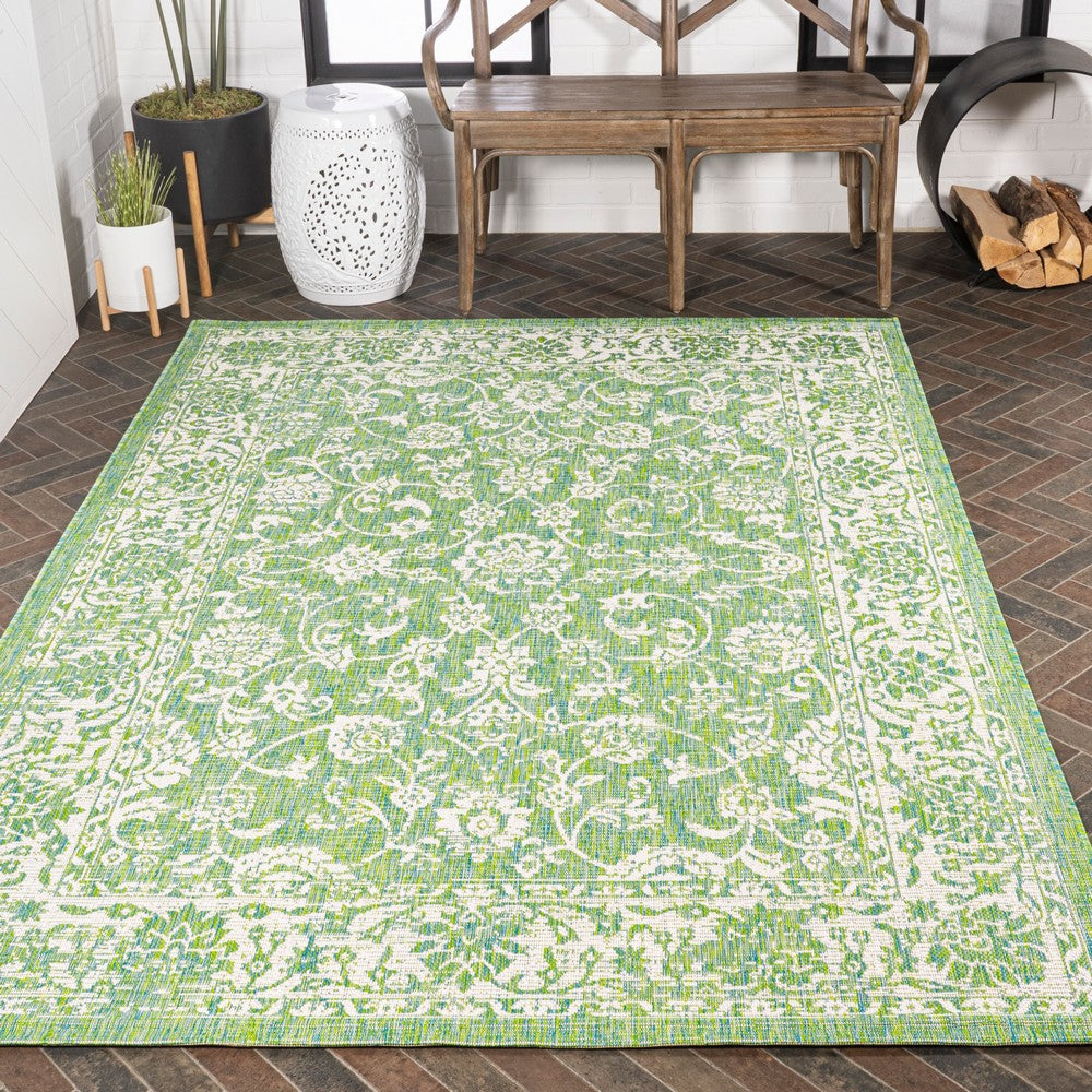 Hart Bohemian Textured Weave Floral Indoor/outdoor Area Rug