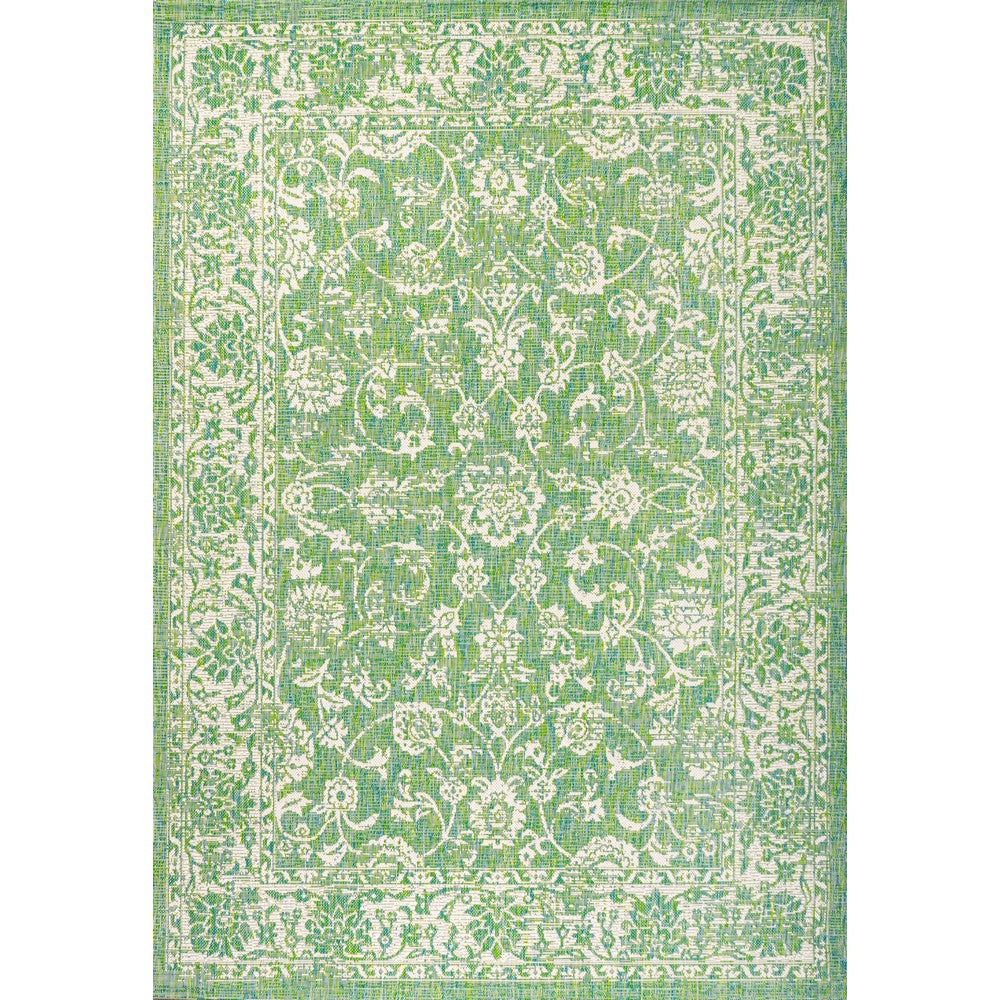 Hart Bohemian Textured Weave Floral Indoor/outdoor Area Rug