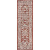 Luke Medallion Textured Weave Indoor/outdoor Runner Rug