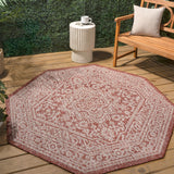 Luke Medallion Textured Weave Indoor/outdoor Octagon Rug