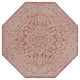 Luke Medallion Textured Weave Indoor/outdoor Octagon Rug