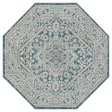 Luke Medallion Textured Weave Indoor/outdoor Octagon Rug