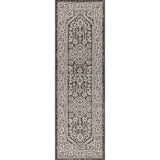 Luke Medallion Textured Weave Indoor/outdoor Runner Rug