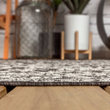 Luke Medallion Textured Weave Indoor/outdoor Runner Rug