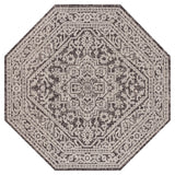 Luke Medallion Textured Weave Indoor/outdoor Octagon Rug