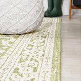 Luke Medallion Textured Weave Indoor/outdoor Area Rug