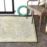 Luke Medallion Textured Weave Indoor/outdoor Area Rug
