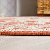 Luke Medallion Textured Weave Indoor/outdoor Runner Rug