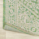 Luke Medallion Textured Weave Indoor/outdoor Runner Rug
