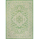 Luke Medallion Textured Weave Indoor/outdoor Area Rug