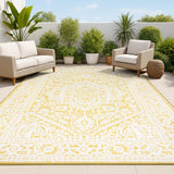 Luke Medallion Textured Weave Indoor/outdoor Area Rug